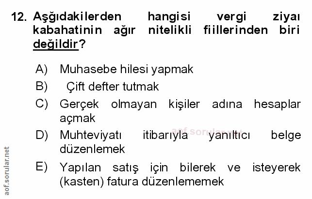 Soru 12