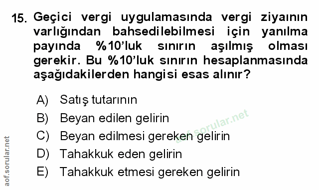 Soru 15
