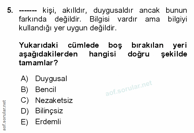 Soru 5