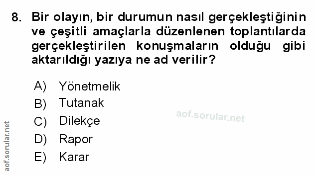 Soru 8