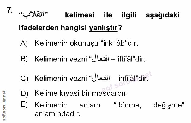 Soru 7