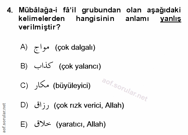 Soru 4
