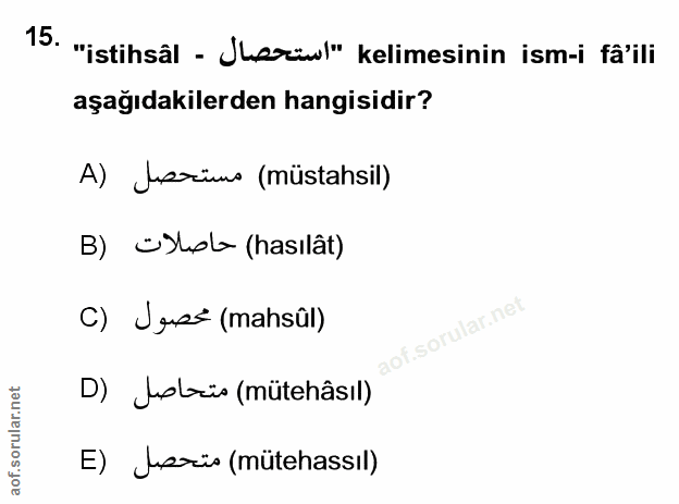 Soru 15