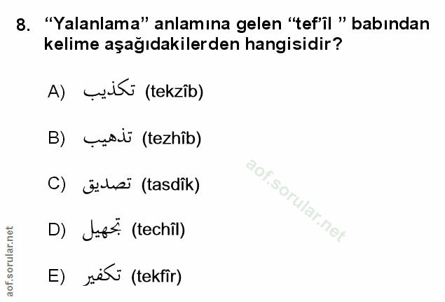 Soru 8
