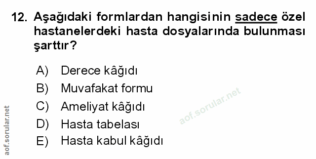 Soru 12