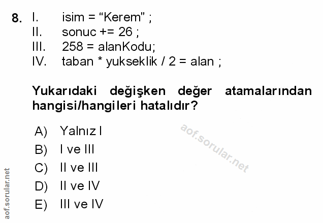 Soru 8