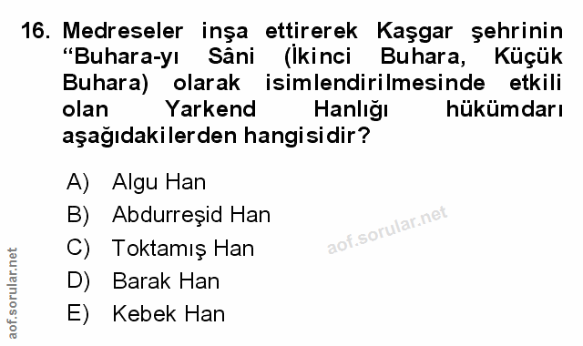 Soru 16