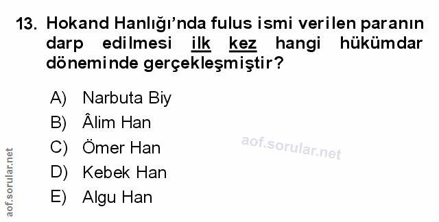 Soru 13