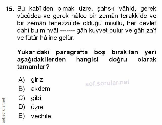 Soru 15