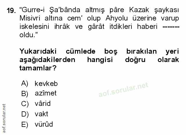 Soru 19
