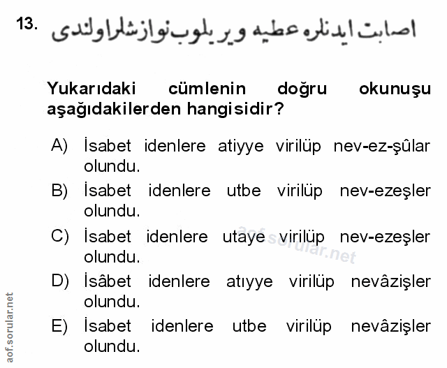 Soru 13