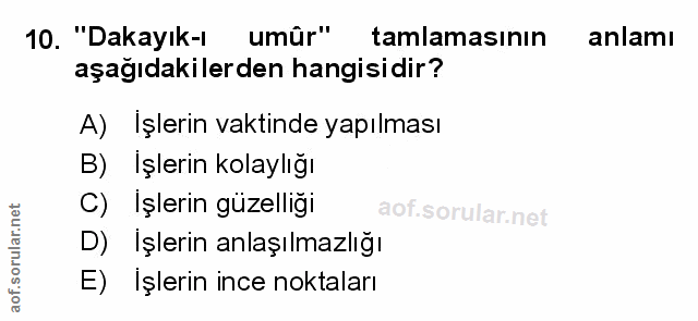 Soru 10