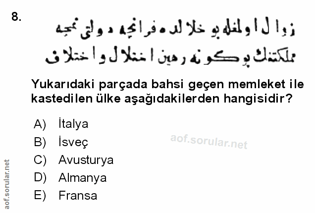 Soru 8
