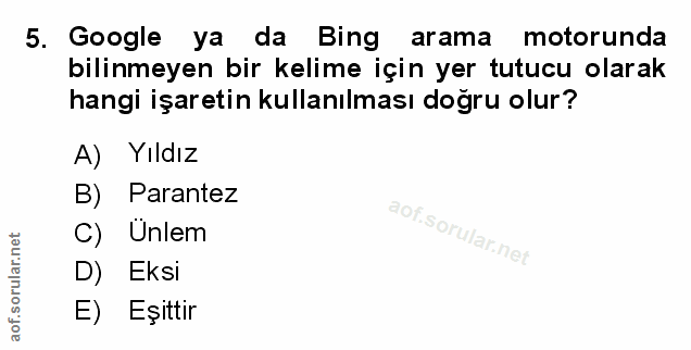 Soru 5