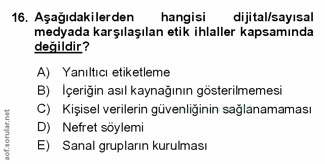 Soru 16