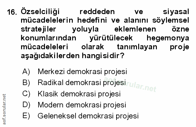 Soru 16