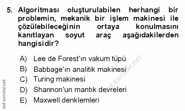 Soru 5