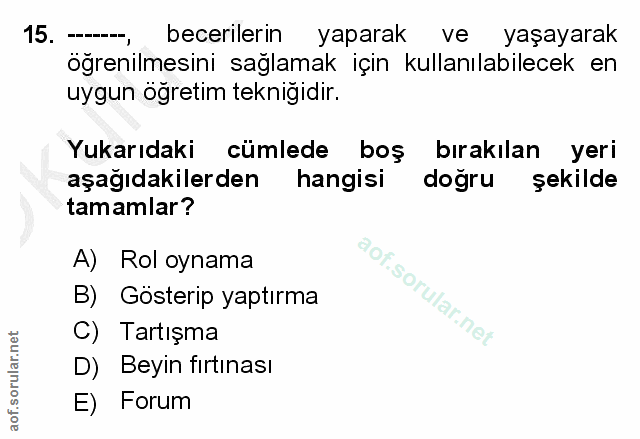 Soru 15