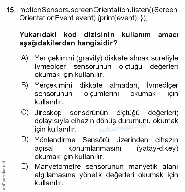 Soru 15