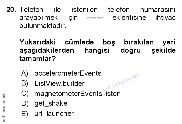 Soru 20