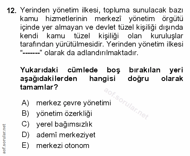 Soru 12