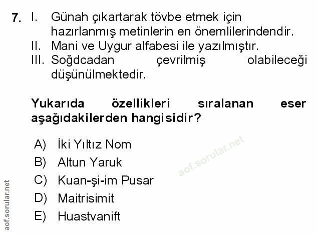 Soru 7
