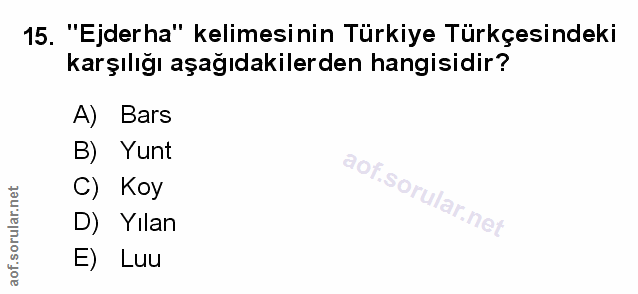 Soru 15