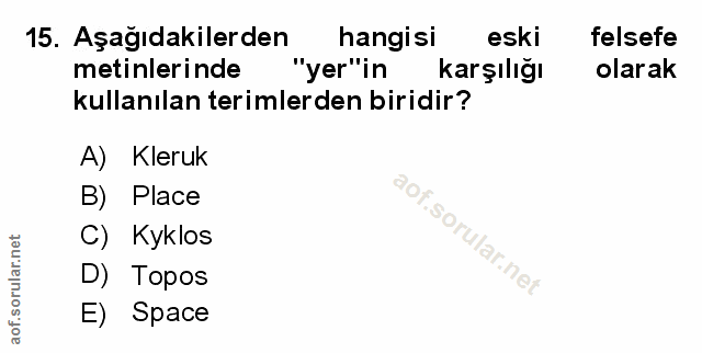 Soru 15