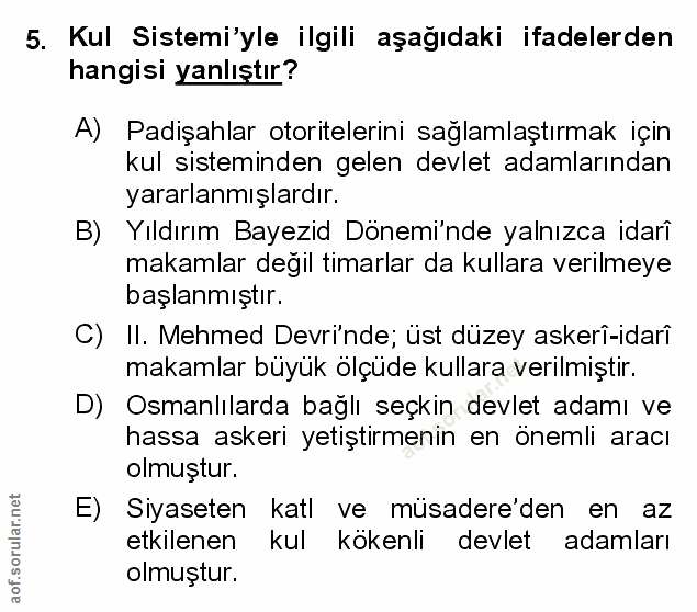 Soru 5