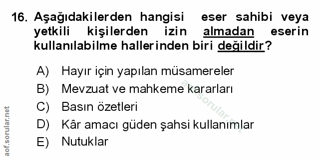 Soru 16