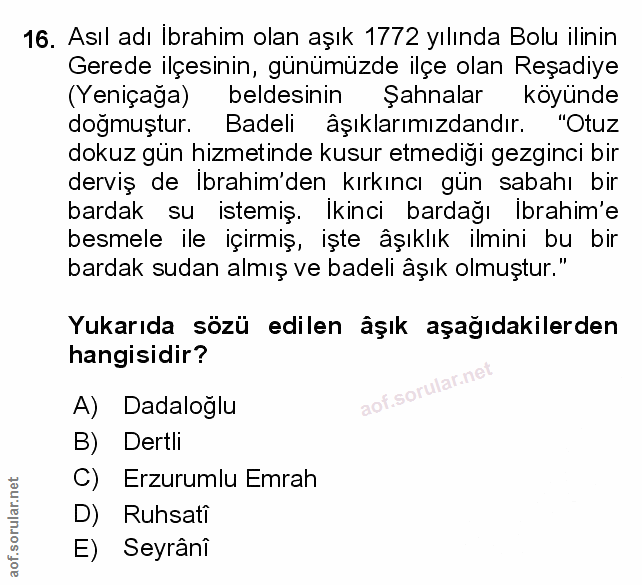 Soru 16