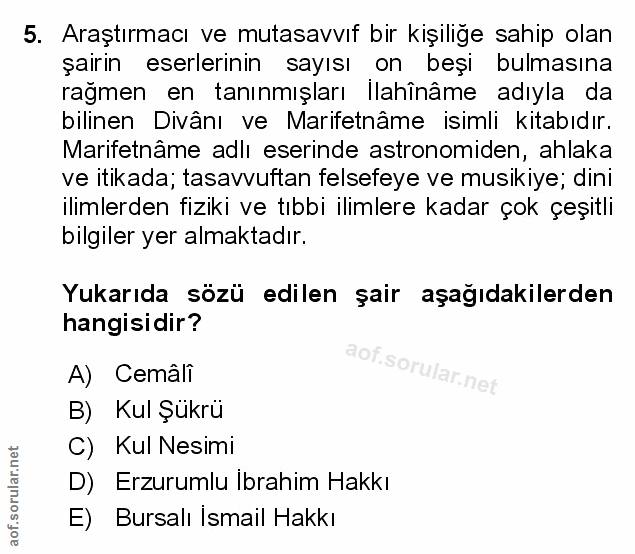 Soru 5