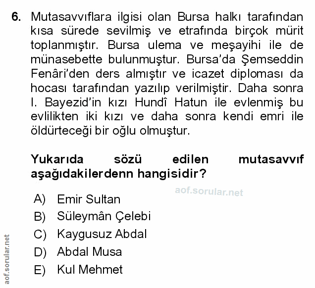 Soru 6