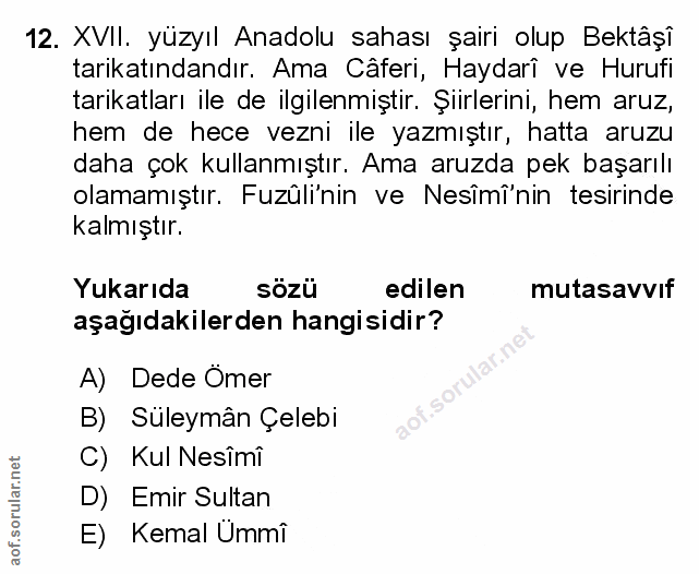 Soru 12