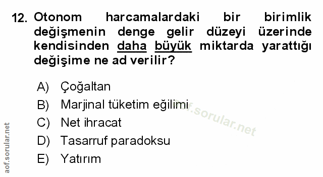 Soru 12