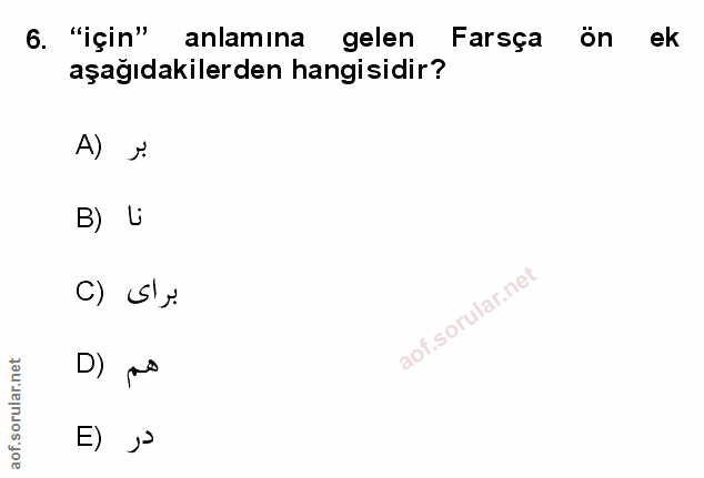 Soru 6