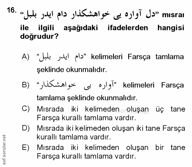 Soru 16