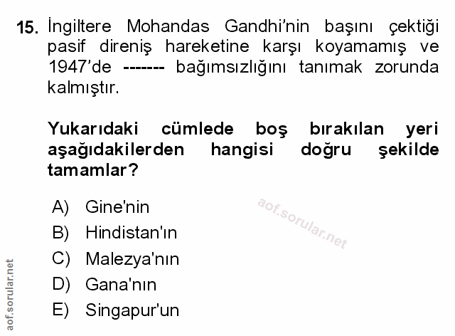 Soru 15