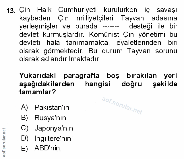 Soru 13