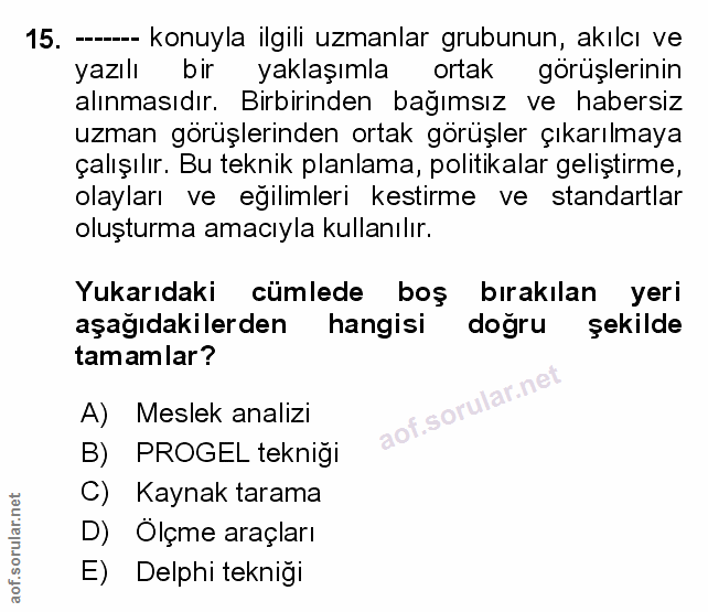 Soru 15
