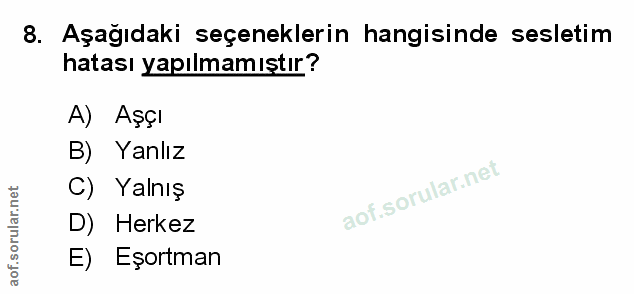 Soru 8