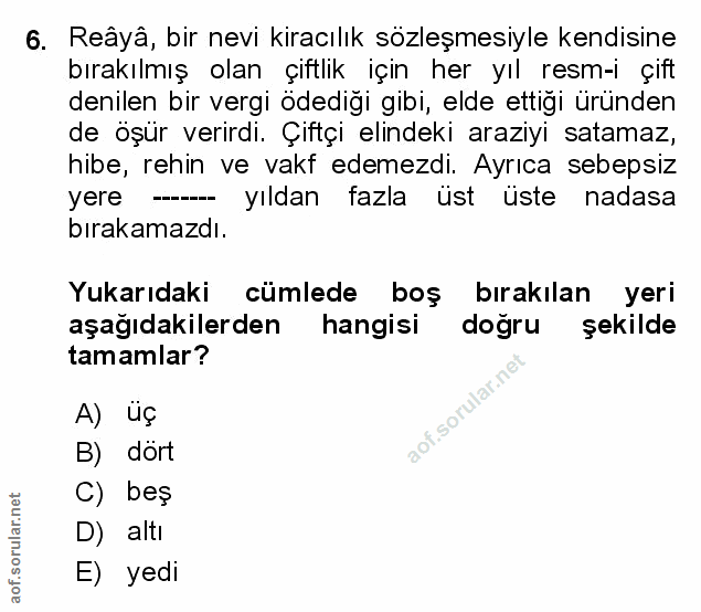 Soru 6