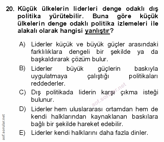 Soru 20