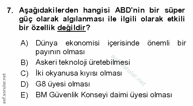 Soru 7