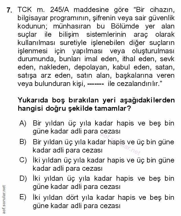 Soru 7