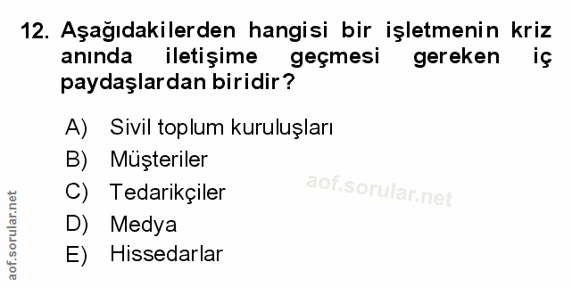 Soru 12