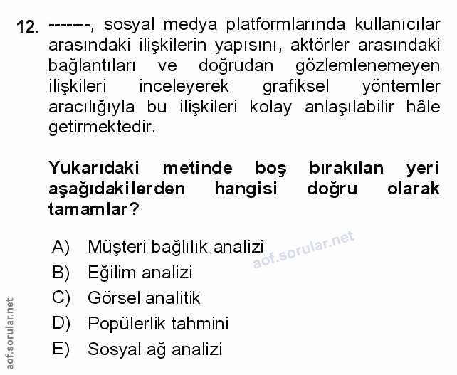 Soru 12