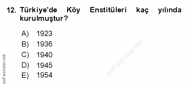 Soru 12