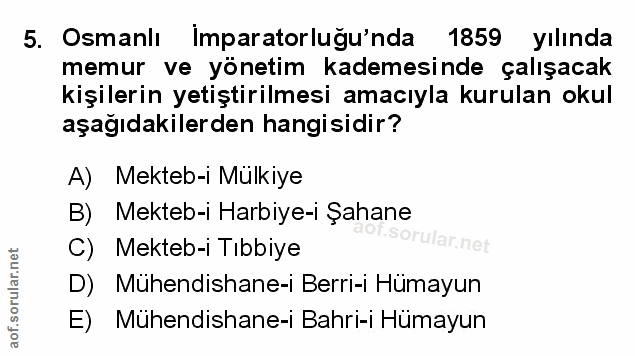 Soru 5