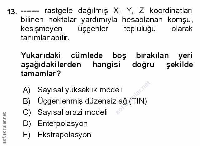 Soru 13